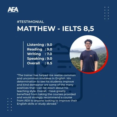 Matthew - IELTS 8.5